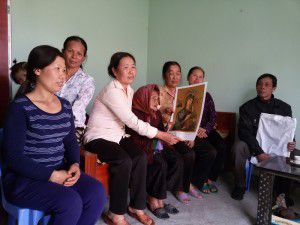 Linh ảnh Đức Mẹ Hằng Cứu Giúp trong tuần Đại Phúc tại một Giáo xứ ở Thái Bình