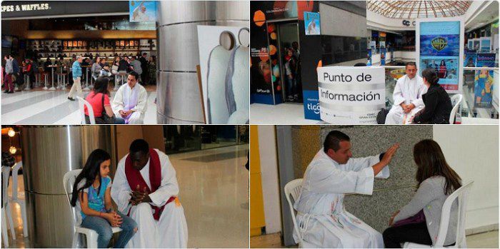 "Xưng tội đường trường", một ý tưởng tuyệt vời để đi ra vùng ngoại biên của các linh mục tại Colombia. 