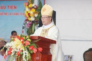 Đức tân Chủ tịch Hội Đồng Giám mục Việt Nam, nhiệm kỳ 2016-2019: Đức cha Giuse Nguyễn Chí Linh, Giám mục Giáo phận Thanh Hóa