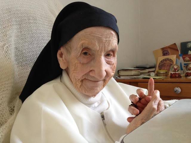 Sơ Marie Bernadette - nữ tu dòng Đaminh 110 tuổi.