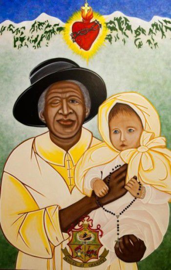 This image of Julia Greeley, a former slave who lived in Colorado, was commissioned by the Archdiocese of Denver by iconographer Vivian Imbruglia. During their fall general assembly Nov. 14-16 in Baltimore, the U.S. bishops in a voice vote approved Greeley's sainthood cause moving forward. (CNS photo/iconographer Vivian Imbruglia, courtesy Archdiocese of Denver) See BISHOPS-SAINTS-CAUSES Nov. 16, 2016.