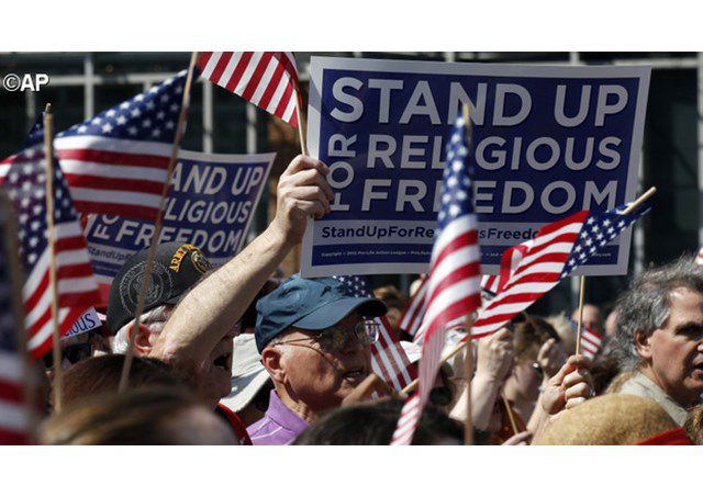 tuần hành yêu cầu tự do tôn giáo ở Hoa kỳ - AP