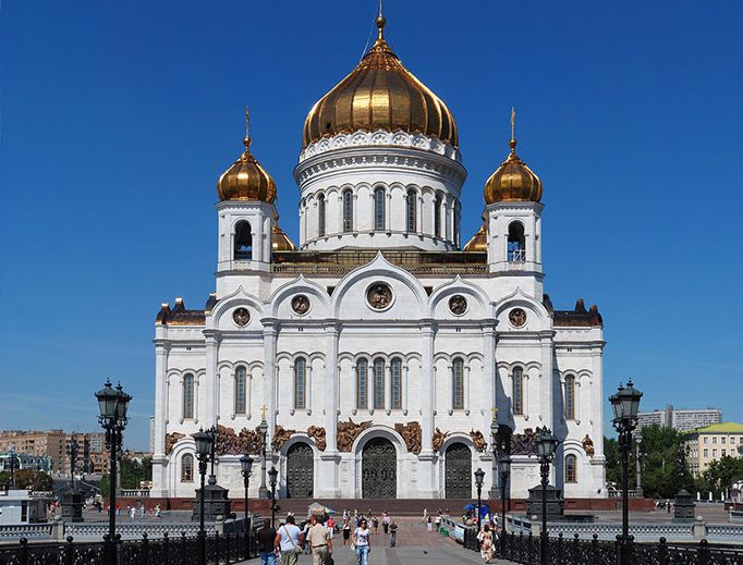Nhà thờ Chúa Kitô Cứu thế ở Moscow, Nga. (Ảnh: Wikimedia Commons)
