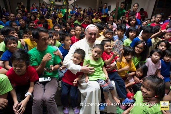 Đức Thánh Cha Phanxicô trong chuyến thăm Philippines hồi tháng 1.2015