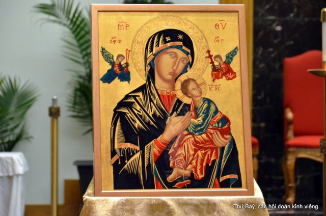 Ý nghĩa bức linh ảnh (icon) Đức Mẹ Hằng Cứu Giúp | Tỉnh Dòng Chúa Cứu Thế  Việt Nam